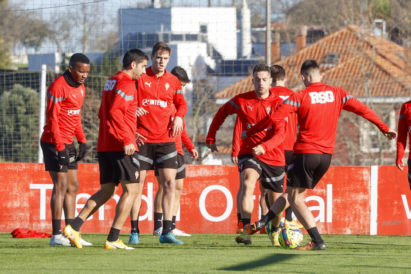 Fotos: Entrenamiento del Sporting (05/01/2023)