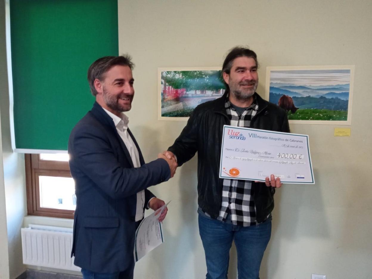 La entrega del premio en el Ayuntamiento. 