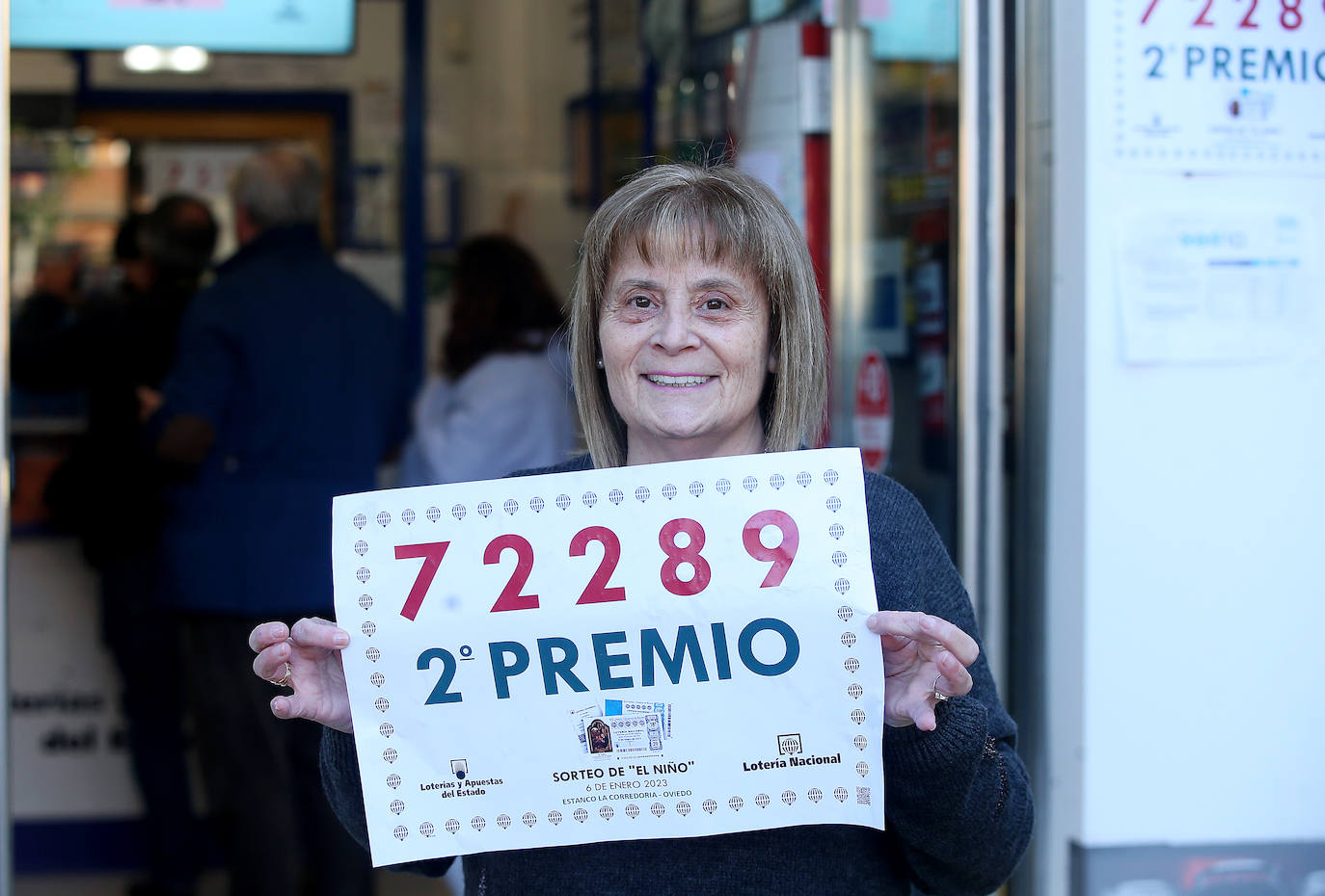 Fotos: Alegría desbordante en Oviedo por el segundo premio de El Niño