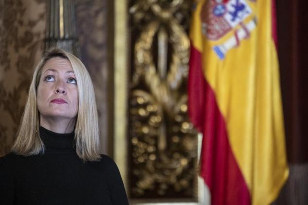 La delegada del Gobierno en Catalunya, María Eugenia Gay, durante la celebración de Pascua Militar en Barcelona.