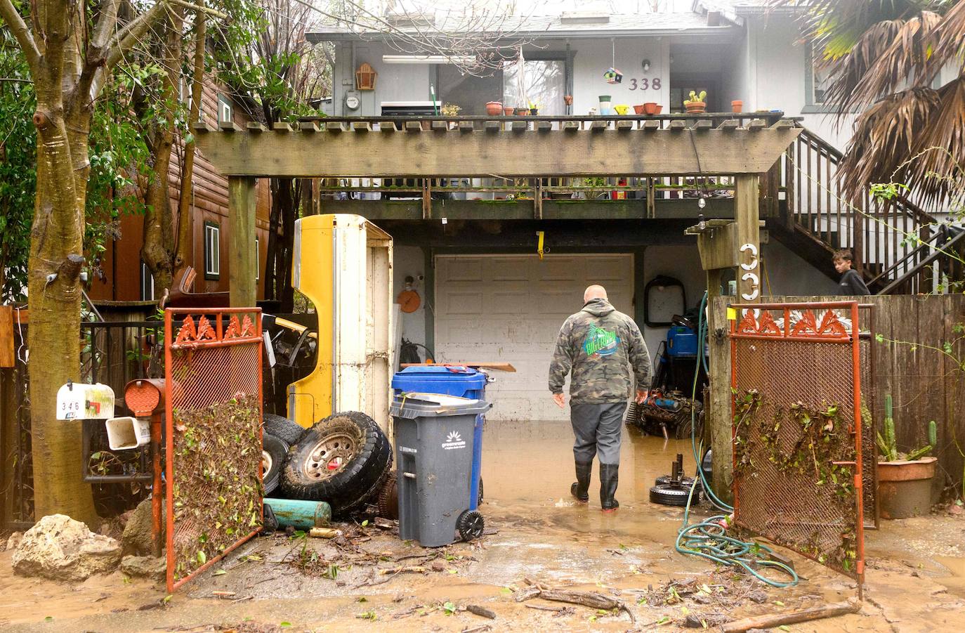 Fotos: La devastadora tormenta en California: al menos 14 muertos por las lluvias