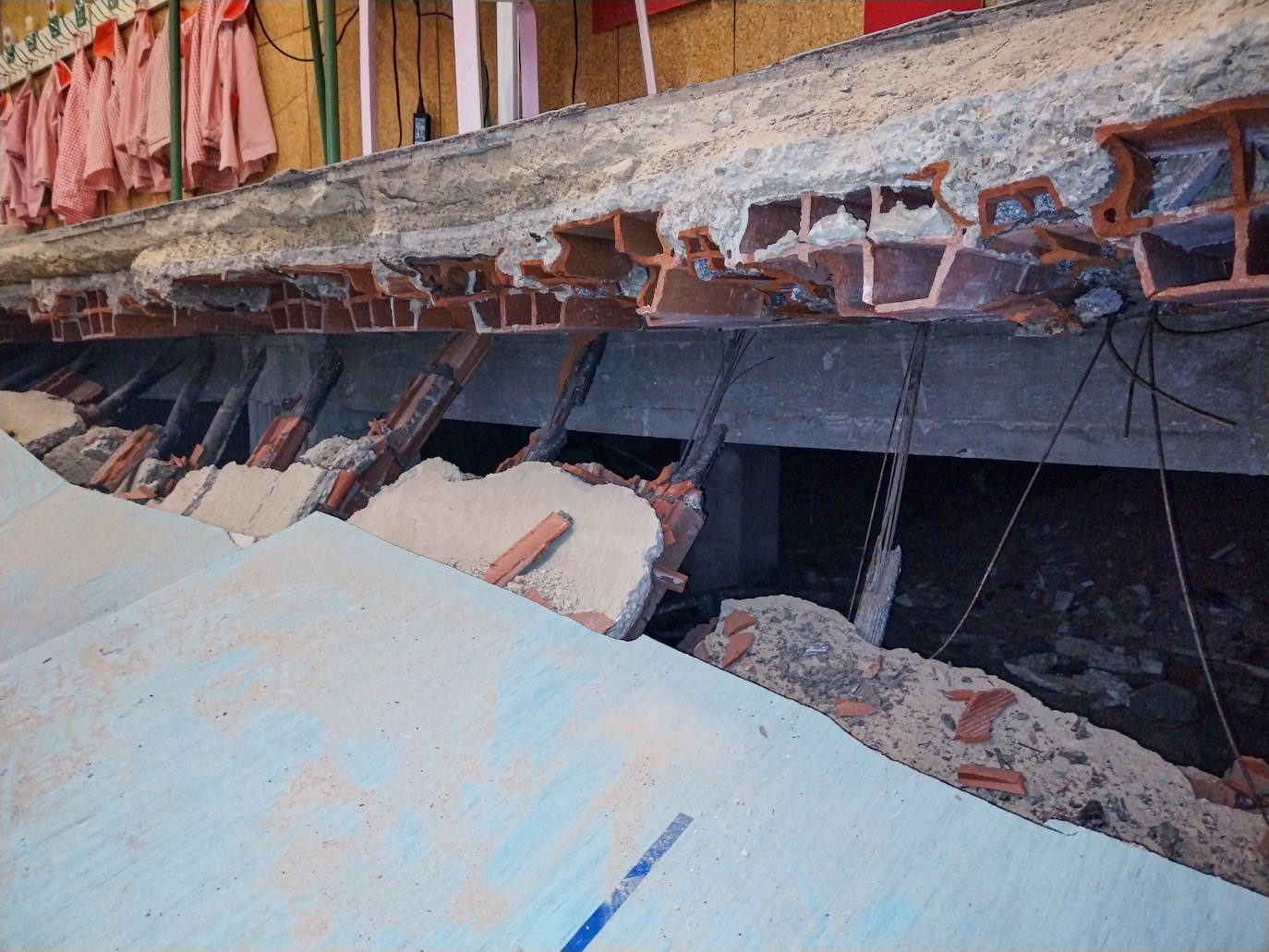 Fotos: Derrumbe en el colegio Rey Pelayo de Gijón