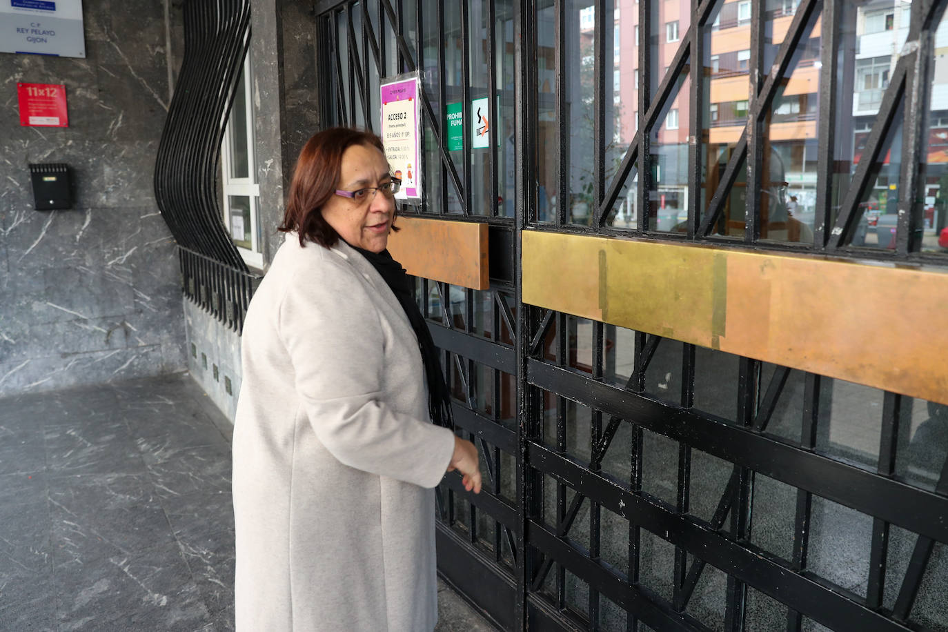 Fotos: Derrumbe en el colegio Rey Pelayo de Gijón