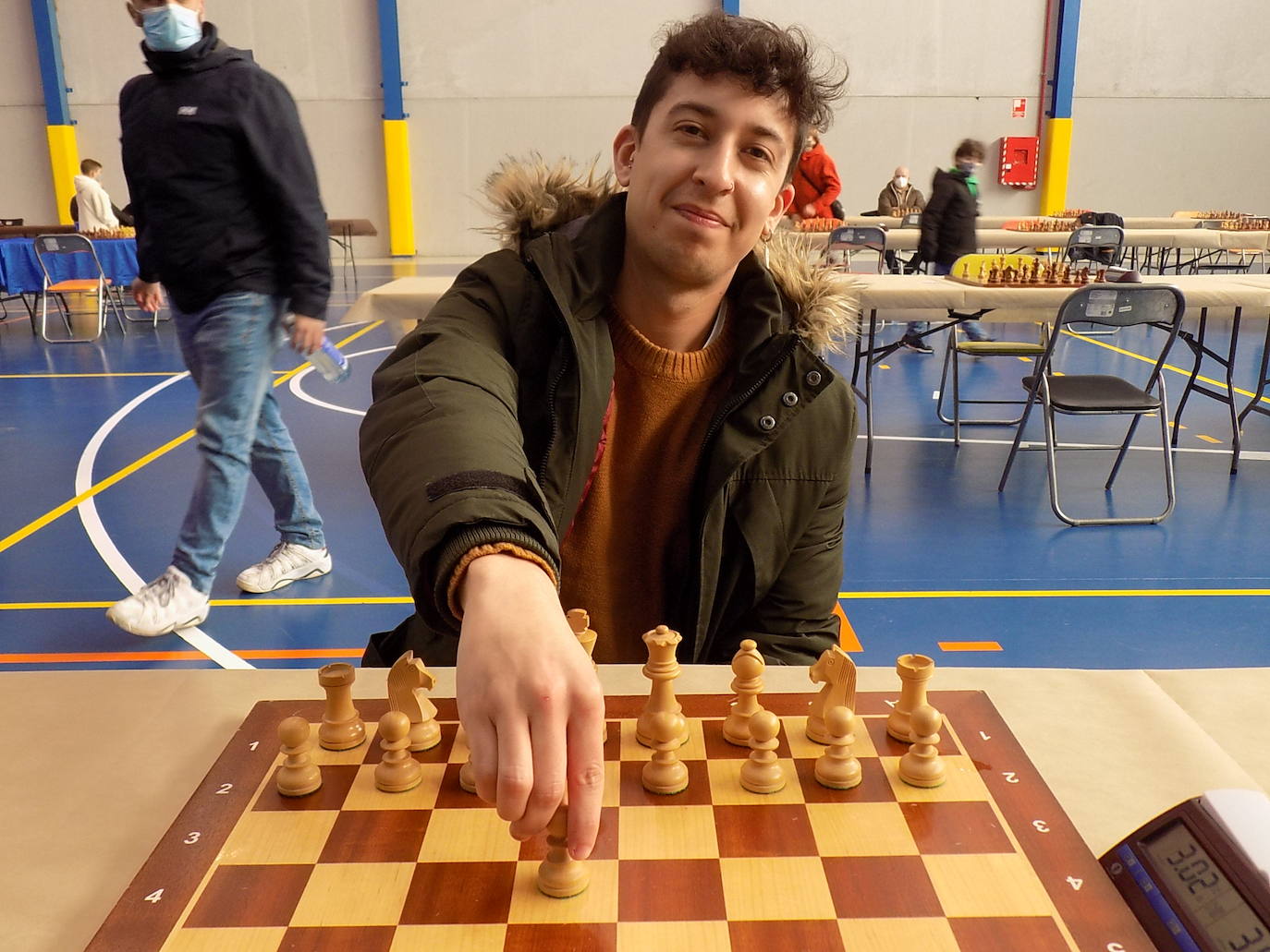 Luis Jiménez, campeón de Asturias de ajedrez relámpago. QUIQUE64 