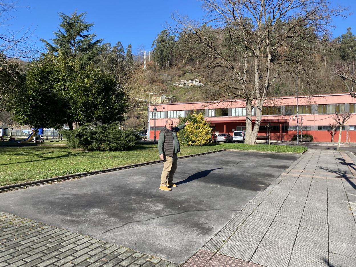 El alcalde de San Martín, José Ángel Álvarez, 'Quirós'. 