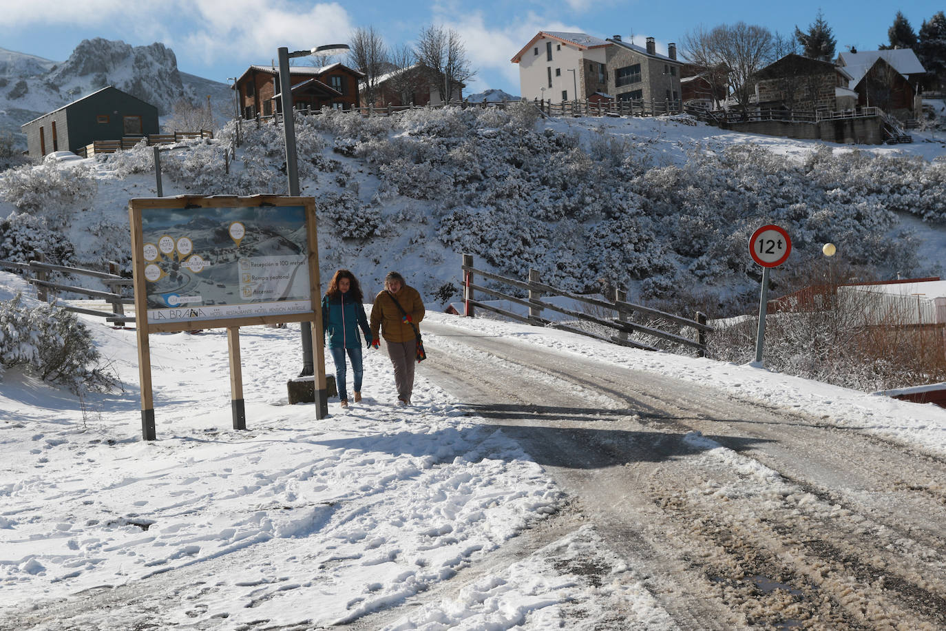 Fotos: Las primeras nieves en Asturias