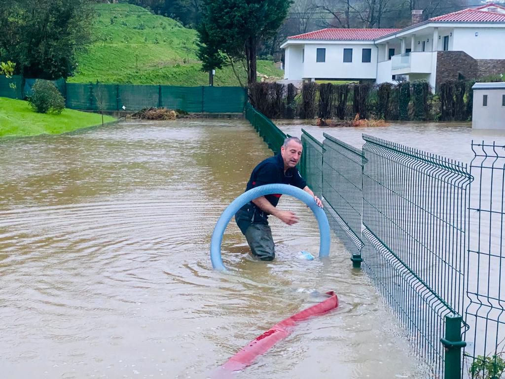 Inundaciones en Gijón. 