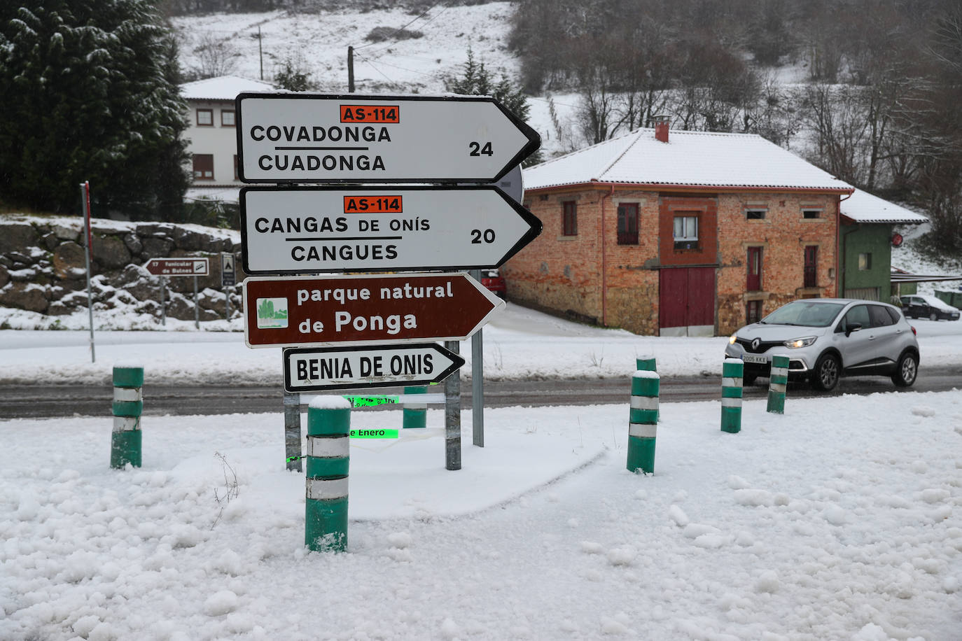 Fotos: Así luce el pueblo de Sotres por las nevadas