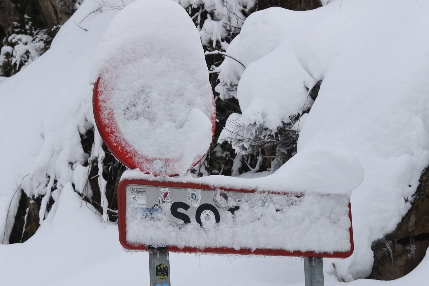 Fotos: Así luce el pueblo de Sotres por las nevadas