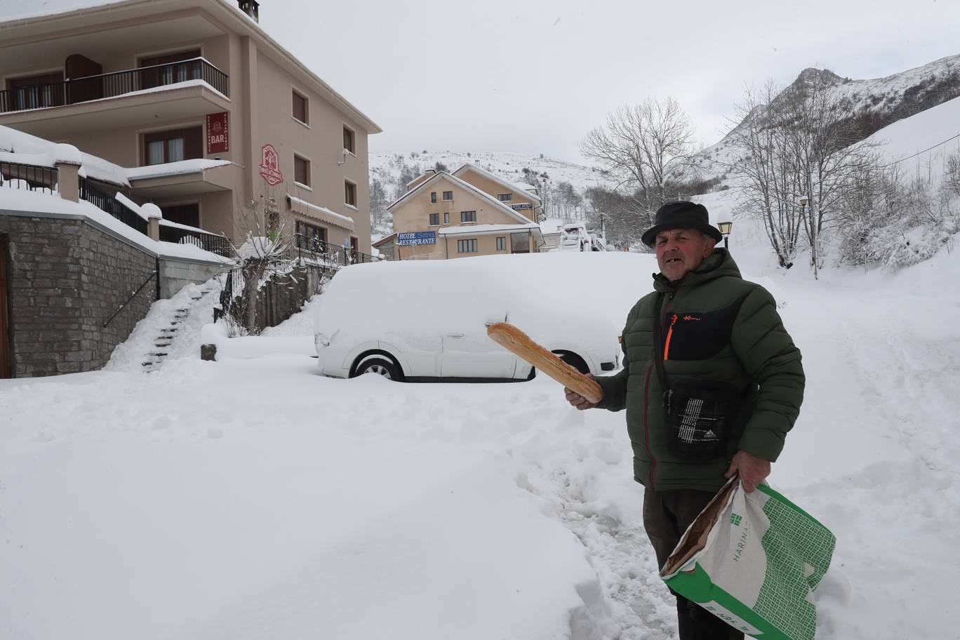 Fotos: Así luce el pueblo de Sotres por las nevadas