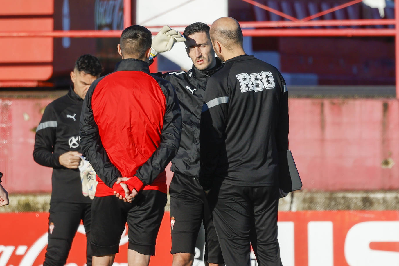 Fotos: Entrenamiento del Sporting (21/01/2023)