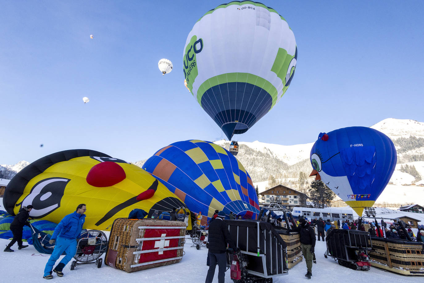 Fotos: Vistas de pájaro desde un globo aerostático