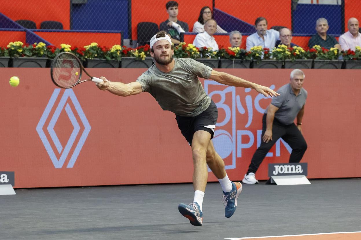 Tommy Paul cayó en cuartos de Gijón ante Rublev. 