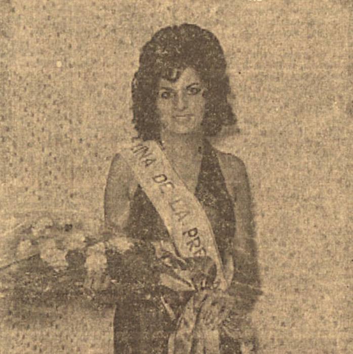 Geny Lozano, 'Miss Prensa' 1971 y profesora del 'kindergarten'.