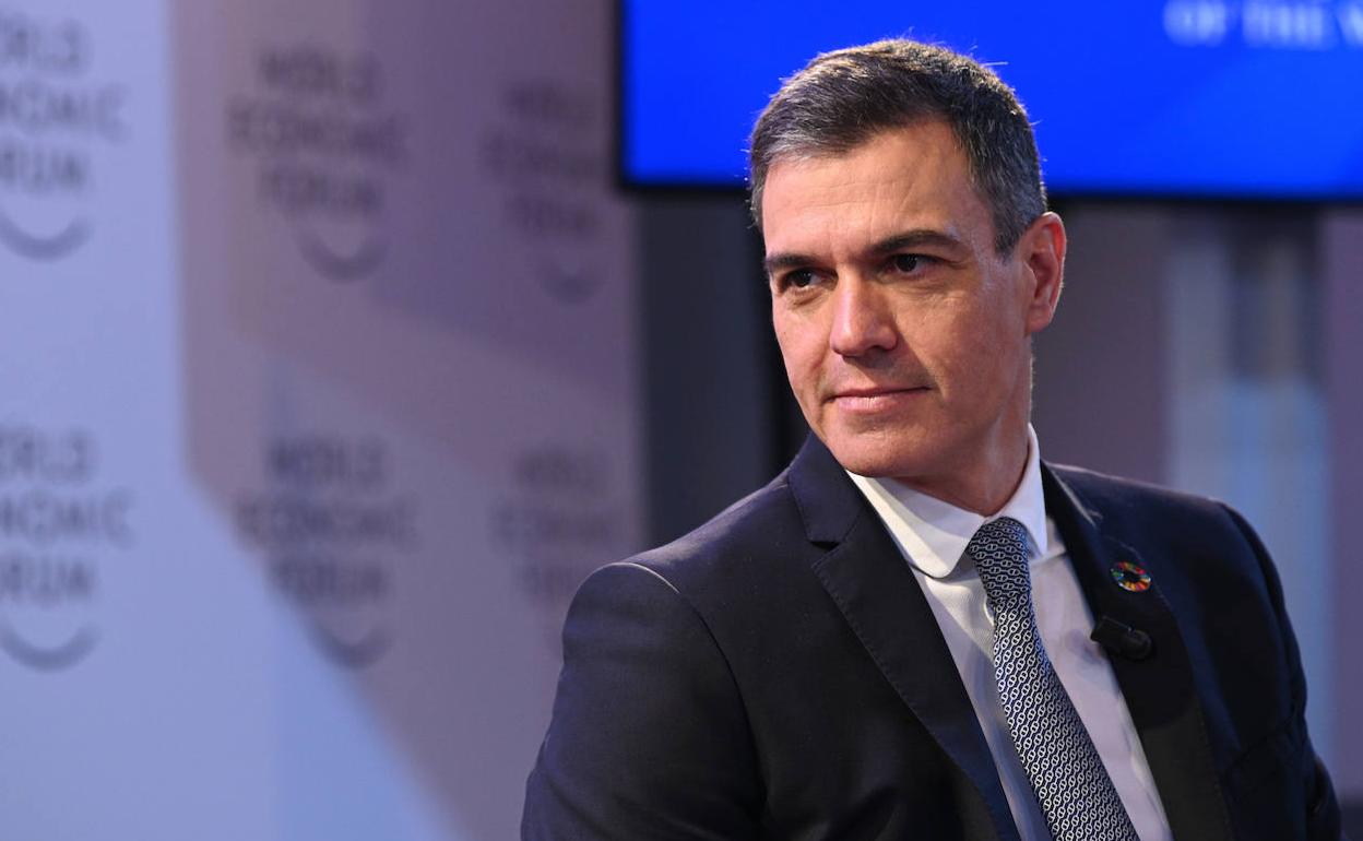 El presidente del Gobierno, Pedro Sánchez, interviene en la 53º edición Foro de Davos (Suiza).