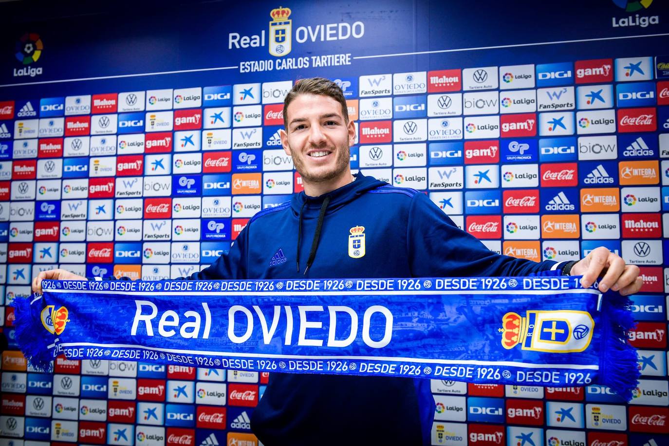 Manu Vallejo, fichaje de invierno del Real Oviedo. 