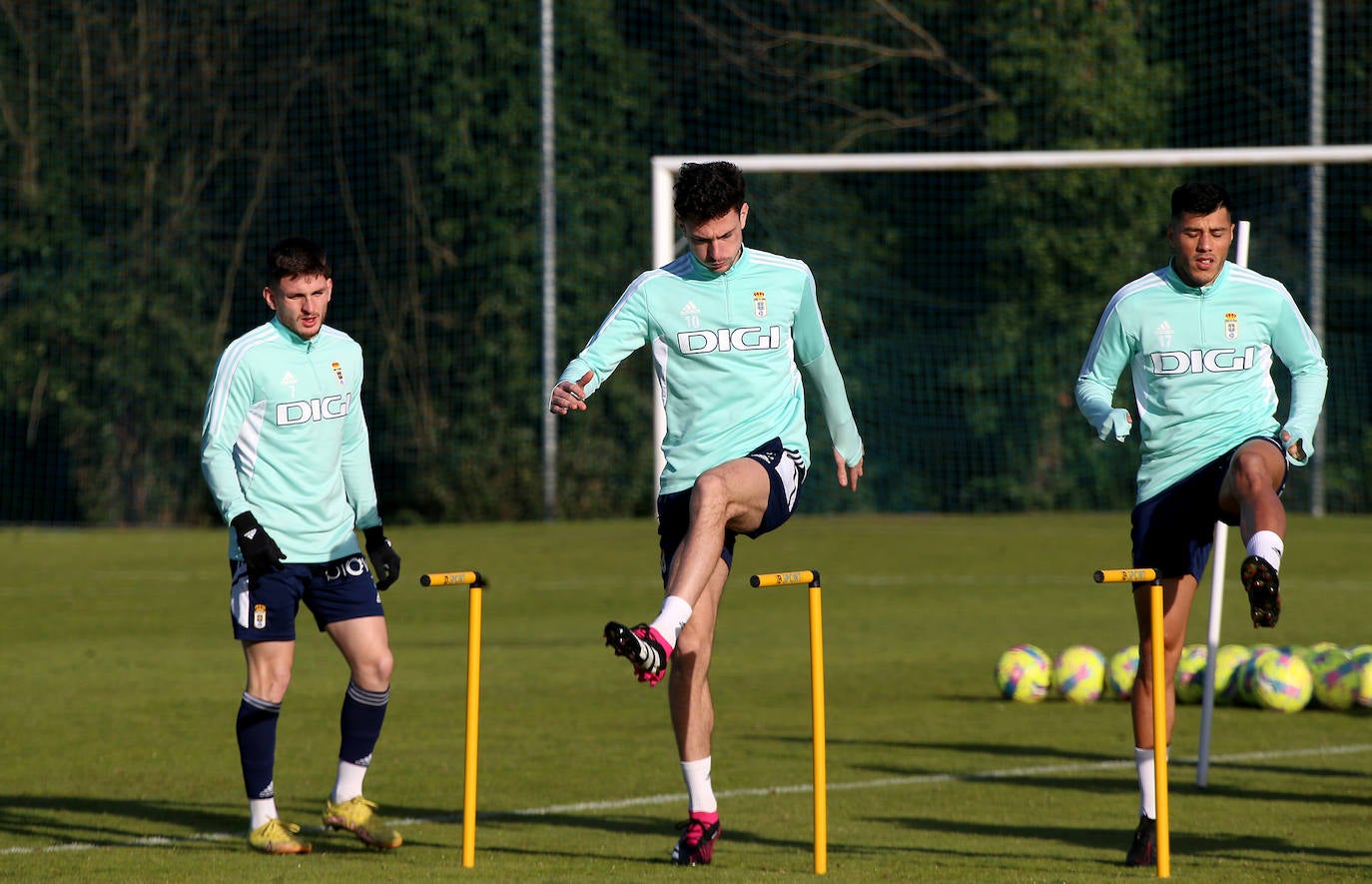 Fotos: Entrenamiento del Real Oviedo (01/02/2023)