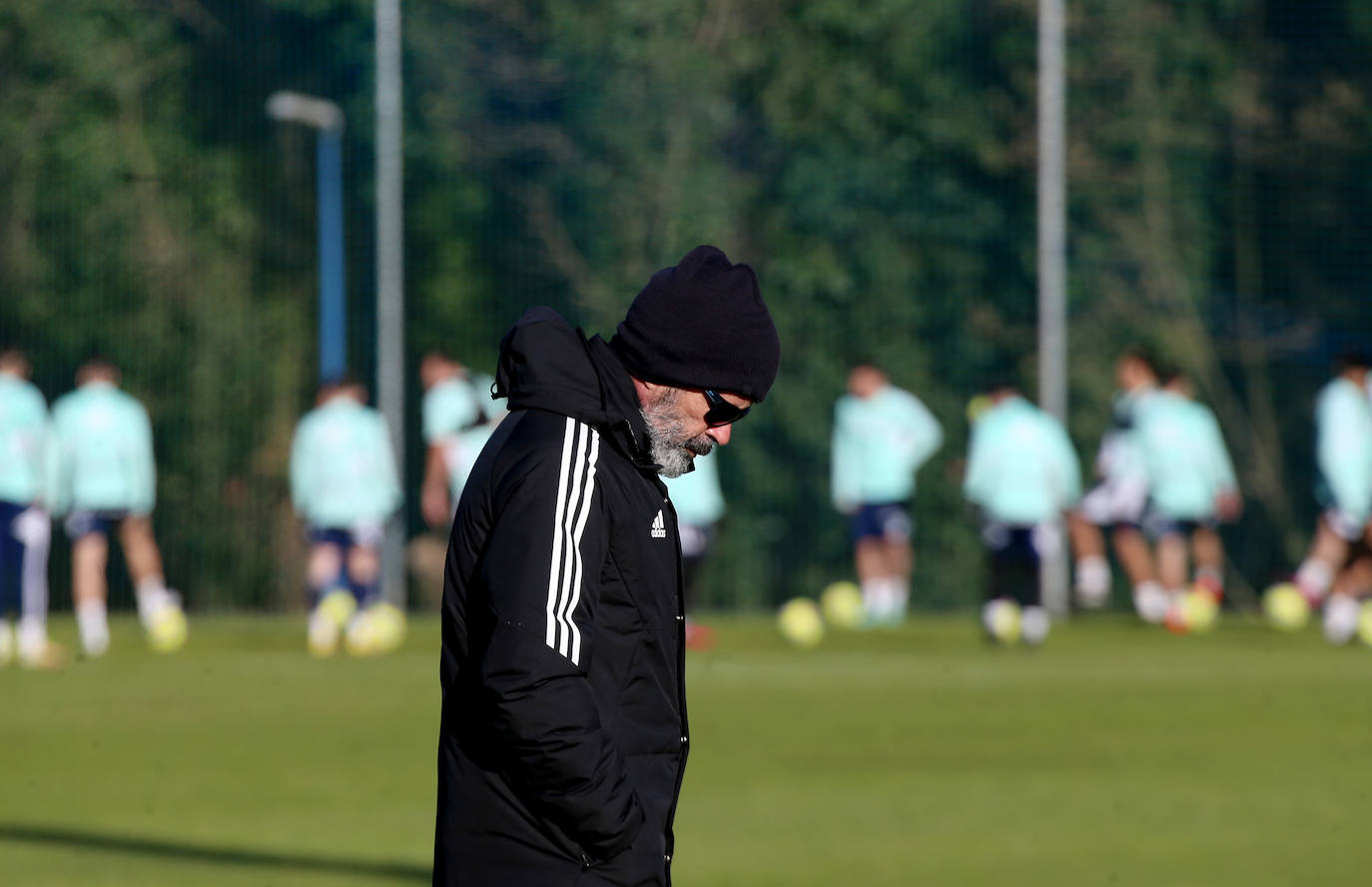 Fotos: Entrenamiento del Real Oviedo (01/02/2023)