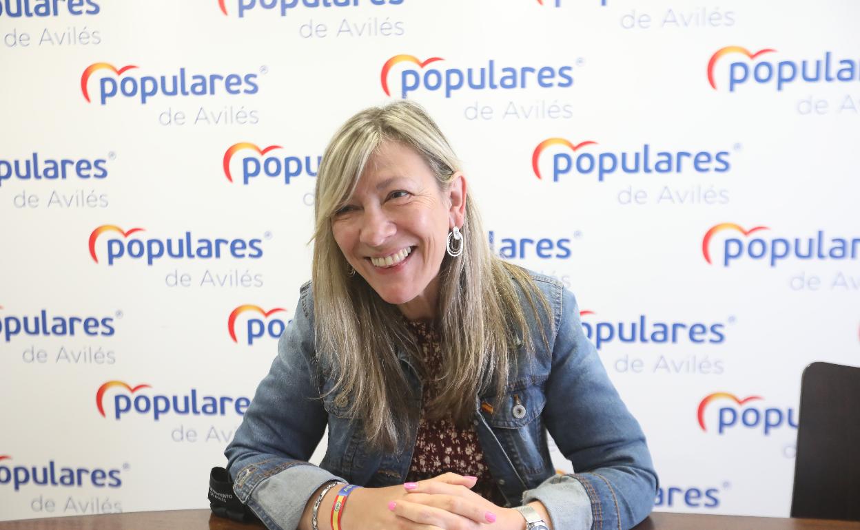 Esther Llamazares volverá a ser la candidata del PP a la Alcaldía de Avilés. 