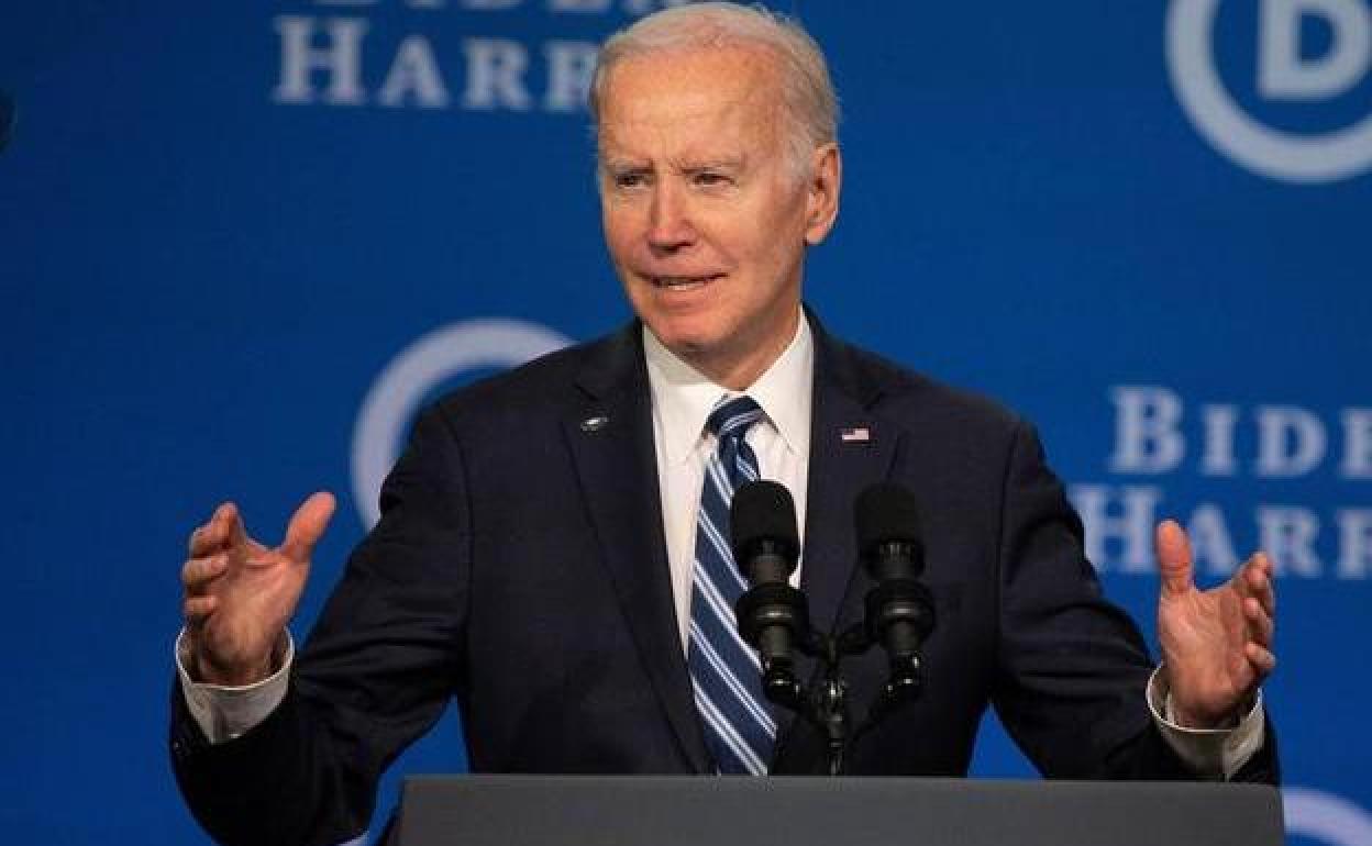 Joe Biden, en una reunión del Comité Nacional Demócrata el pasado viernes en Filadelfia