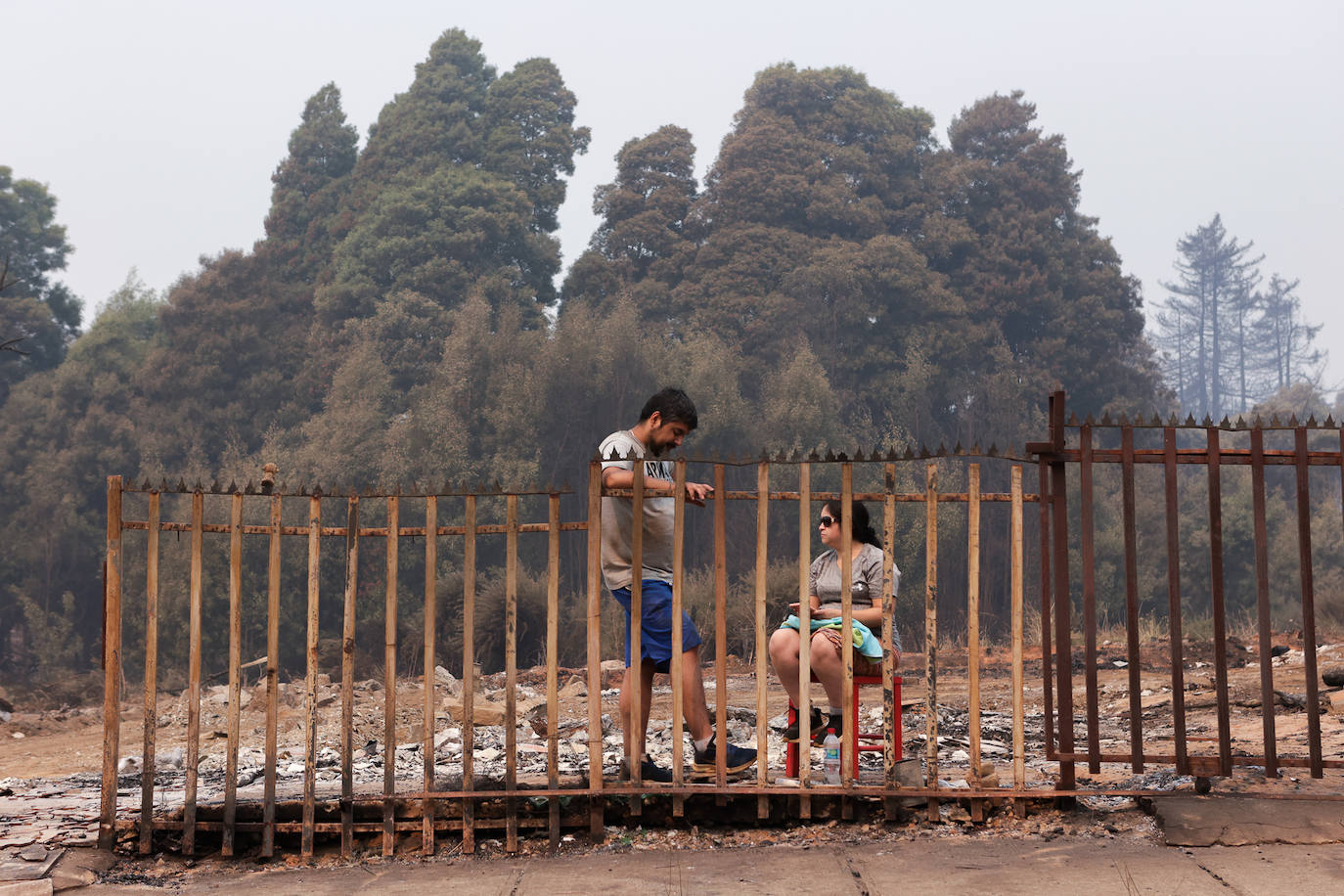 Fotos: El infierno de fuego de Chile