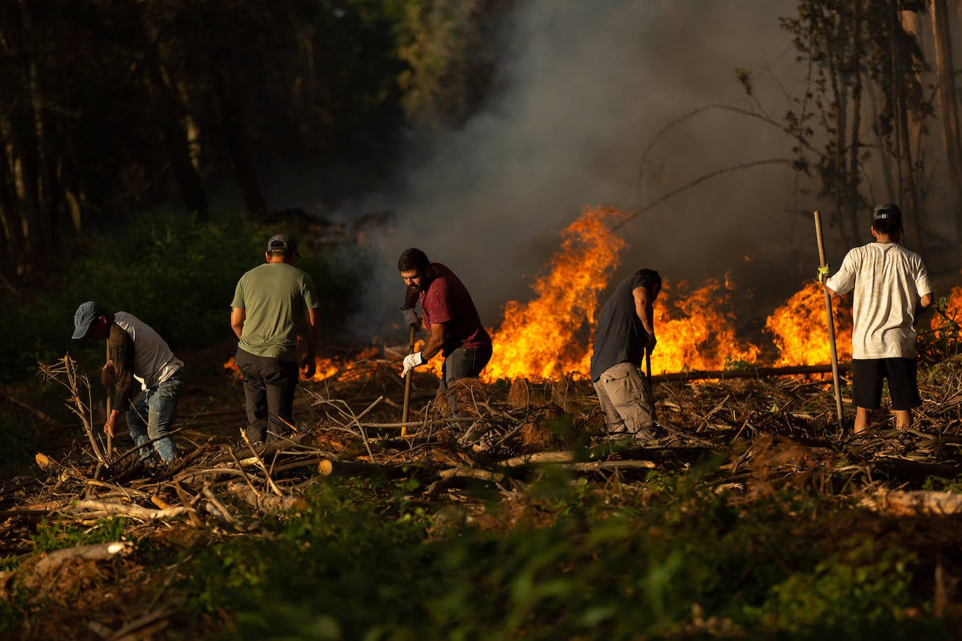 Fotos: El infierno de fuego de Chile