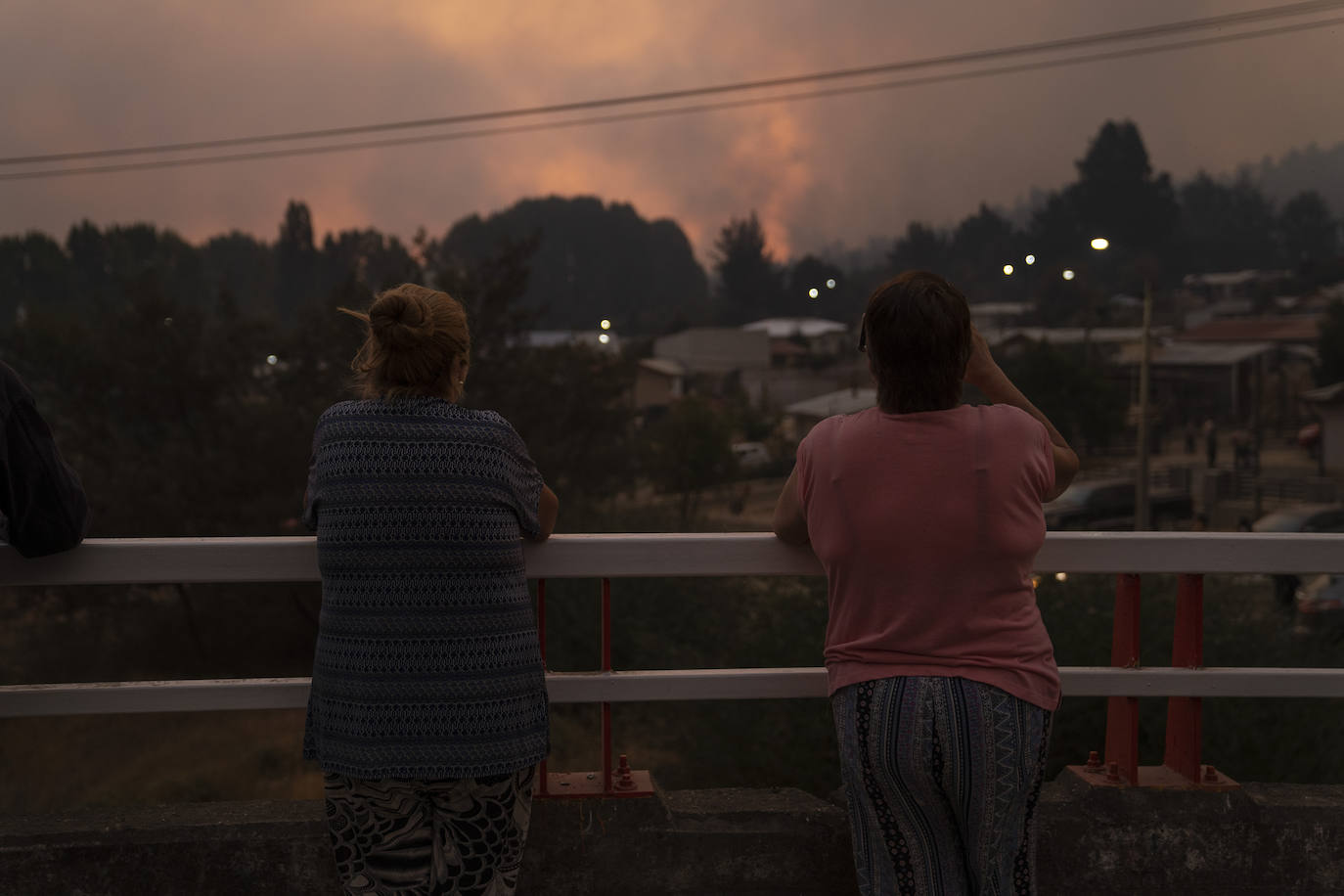 Fotos: El infierno de fuego de Chile