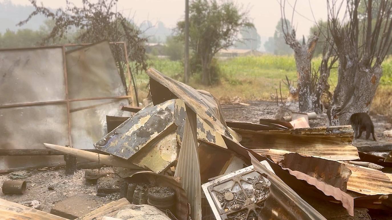 Fotos: El infierno de fuego de Chile