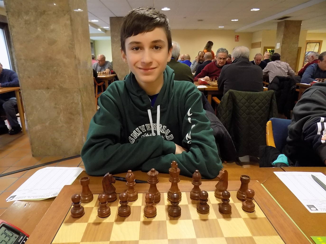 Lionel Sierra, campeón de Asturias sub 14