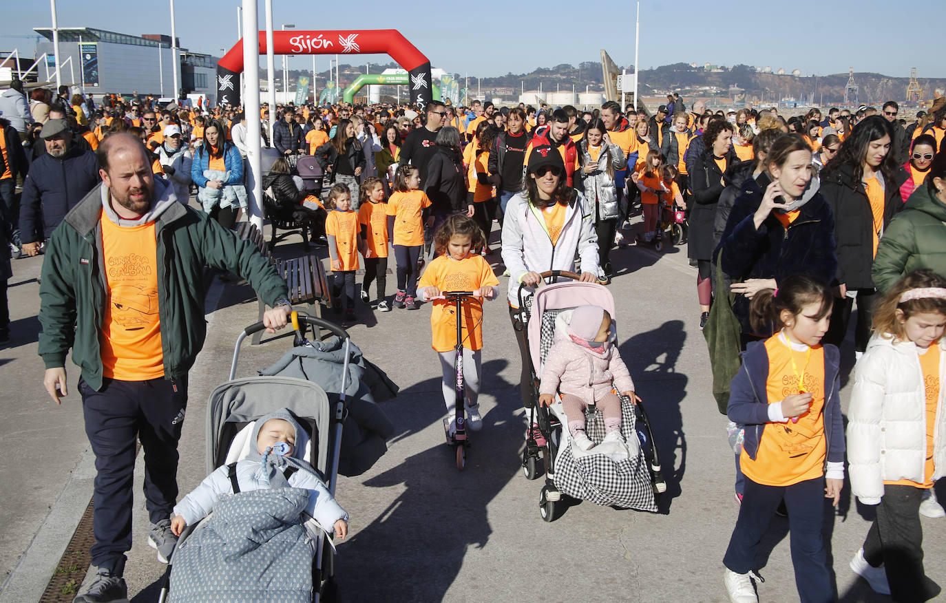 Fotos: Asturias, en lucha contra el cáncer infantil: las imágenes de la Carrera Galbán