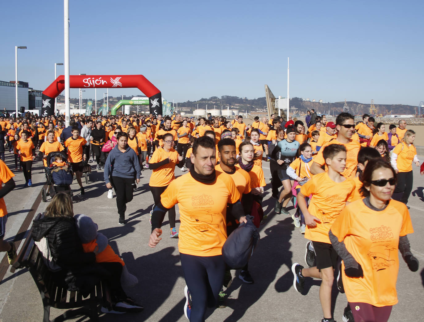 Fotos: Asturias, en lucha contra el cáncer infantil: las imágenes de la Carrera Galbán