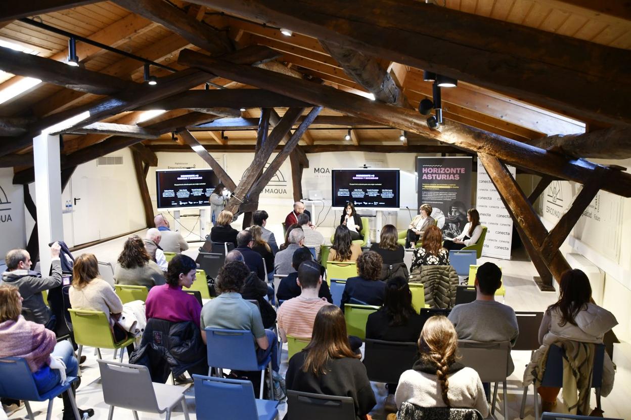 Uno de los actos en torno al I+D+i celebrados esta semana en Avilés. 