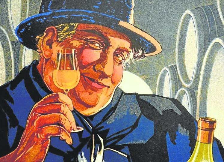 Nada de licor francés, como el de la imagen: lo había gijonés.