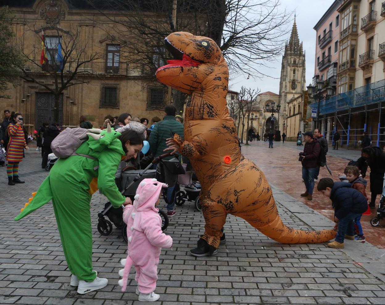 Las actividades en la plaza Porlier. 