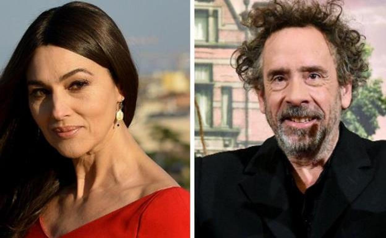 Monica Bellucci y Tim Burton, nueva pareja sorpresa de paseo por París