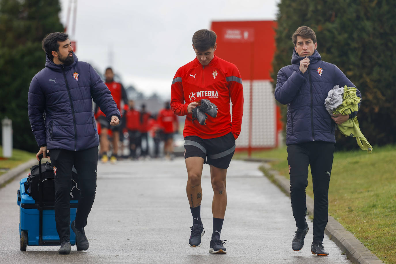Fotos: Entrenamiento del Sporting (23/02/2023)