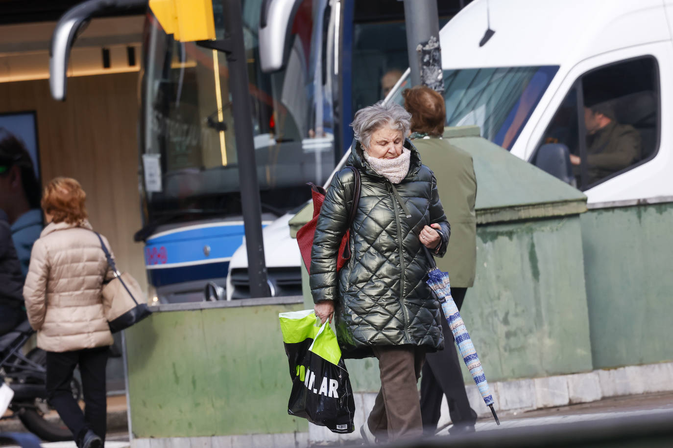 Fotos: Asturias, bajo el frío, la nieve y la lluvia