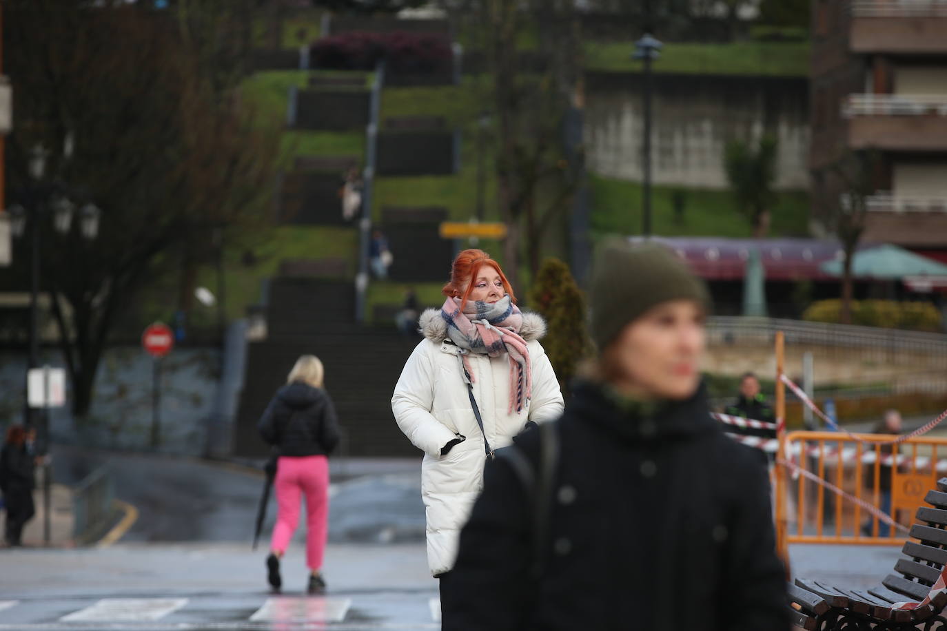 Fotos: Asturias, bajo el frío, la nieve y la lluvia