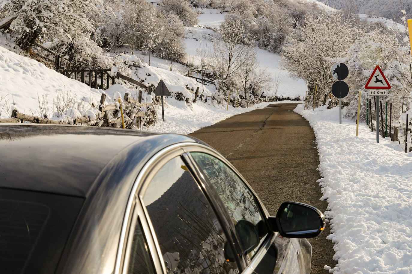 Fotos: Asturias, a temperaturas heladoras