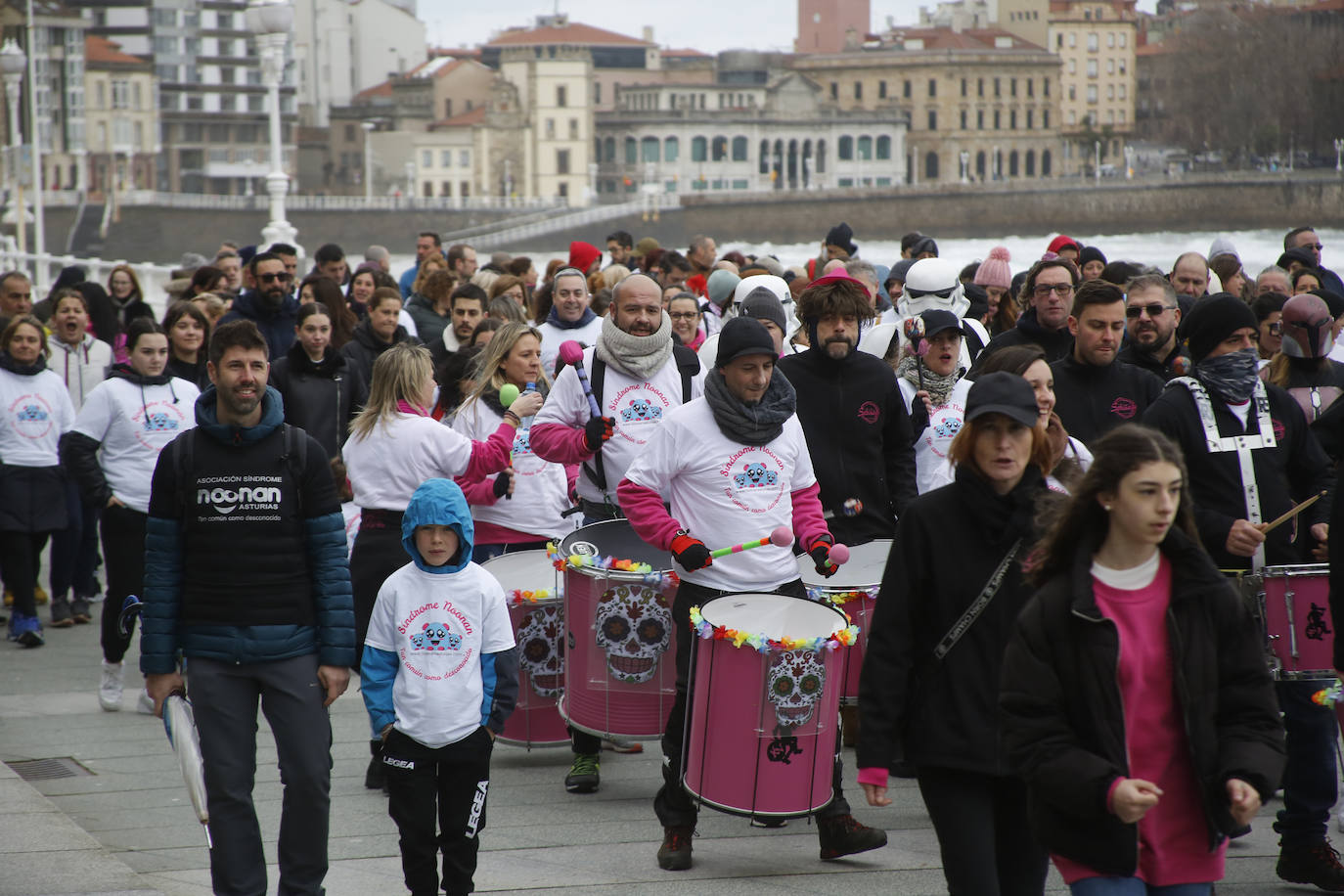 Fotos: Marcha en Gijón por el síndrome de Noonan