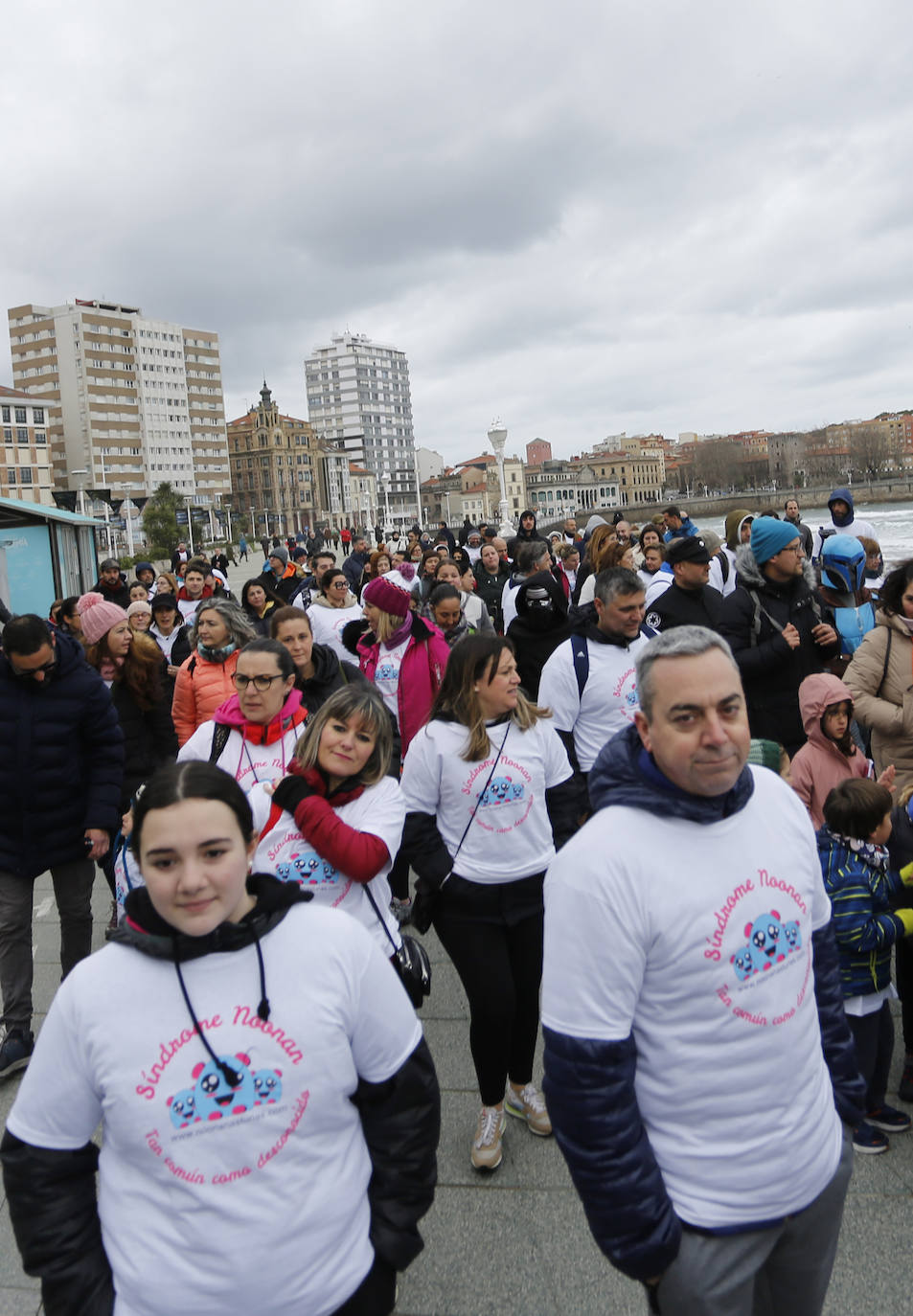 Fotos: Marcha en Gijón por el síndrome de Noonan