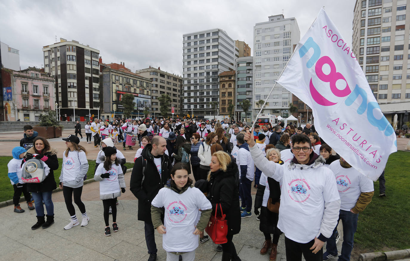 Fotos: Marcha en Gijón por el síndrome de Noonan