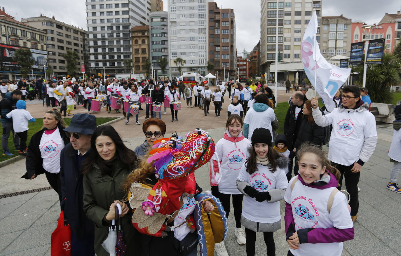 Fotos: Marcha en Gijón por el síndrome de Noonan