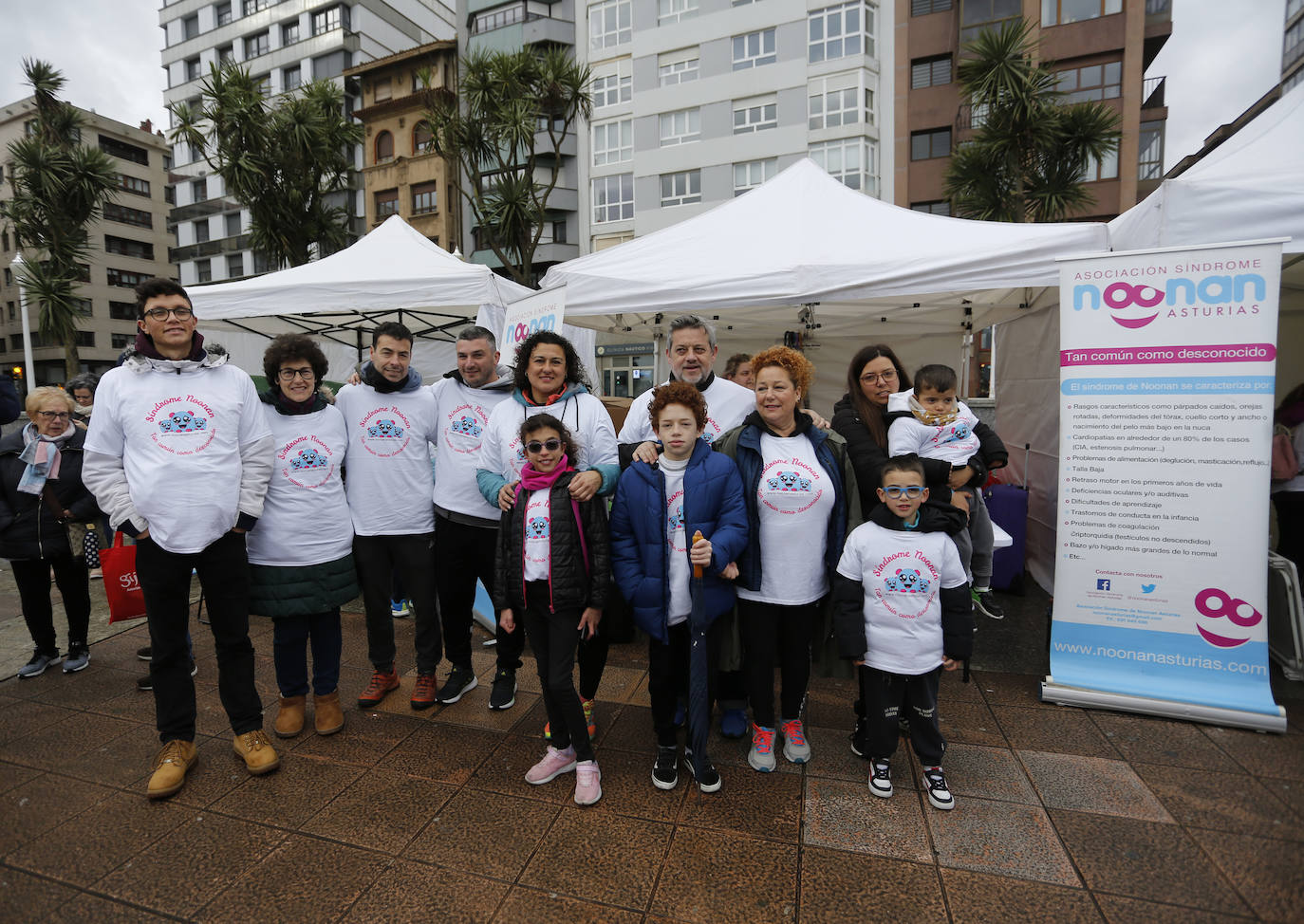 Fotos: Marcha en Gijón por el síndrome de Noonan