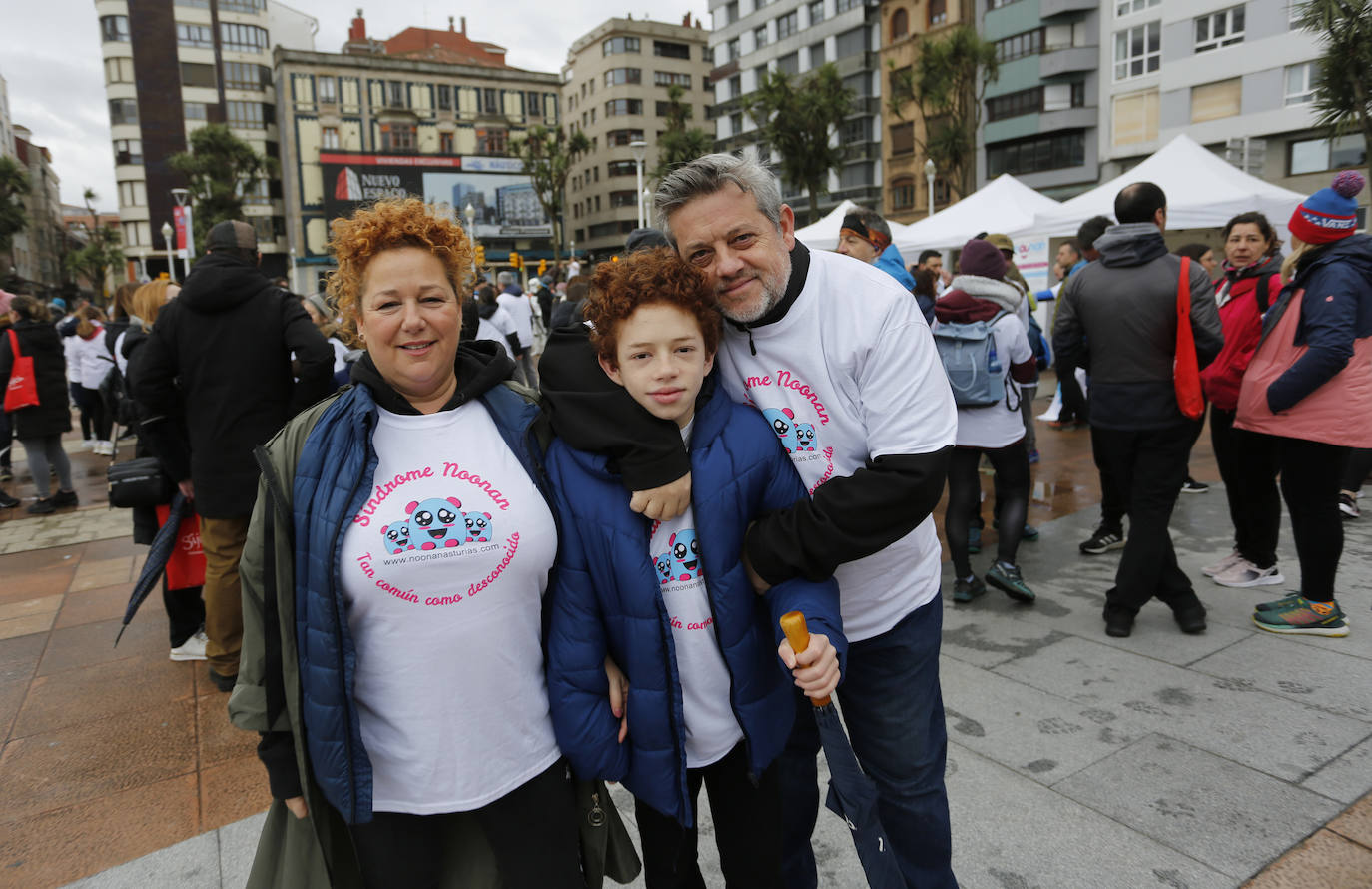 Fotos: Marcha en Gijón por el síndrome de Noonan