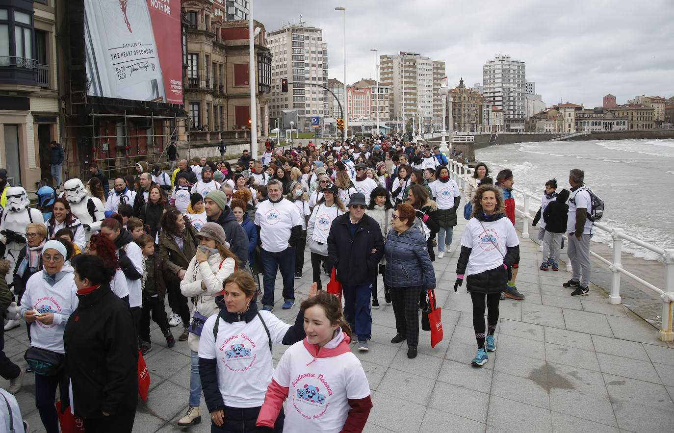 Fotos: Marcha en Gijón por el síndrome de Noonan