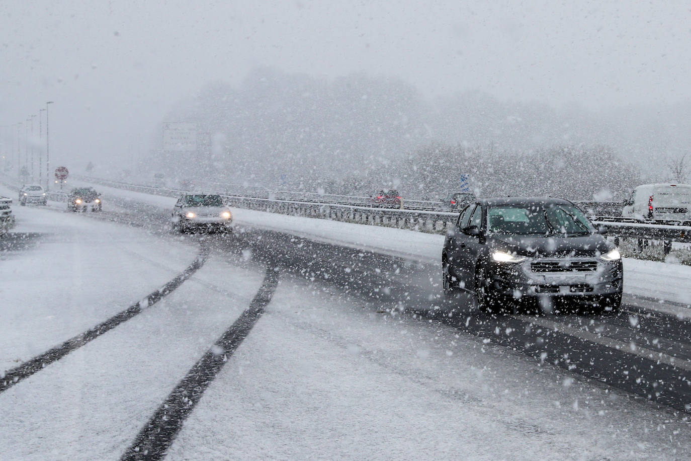 Fotos: Nieve y frío en Asturias