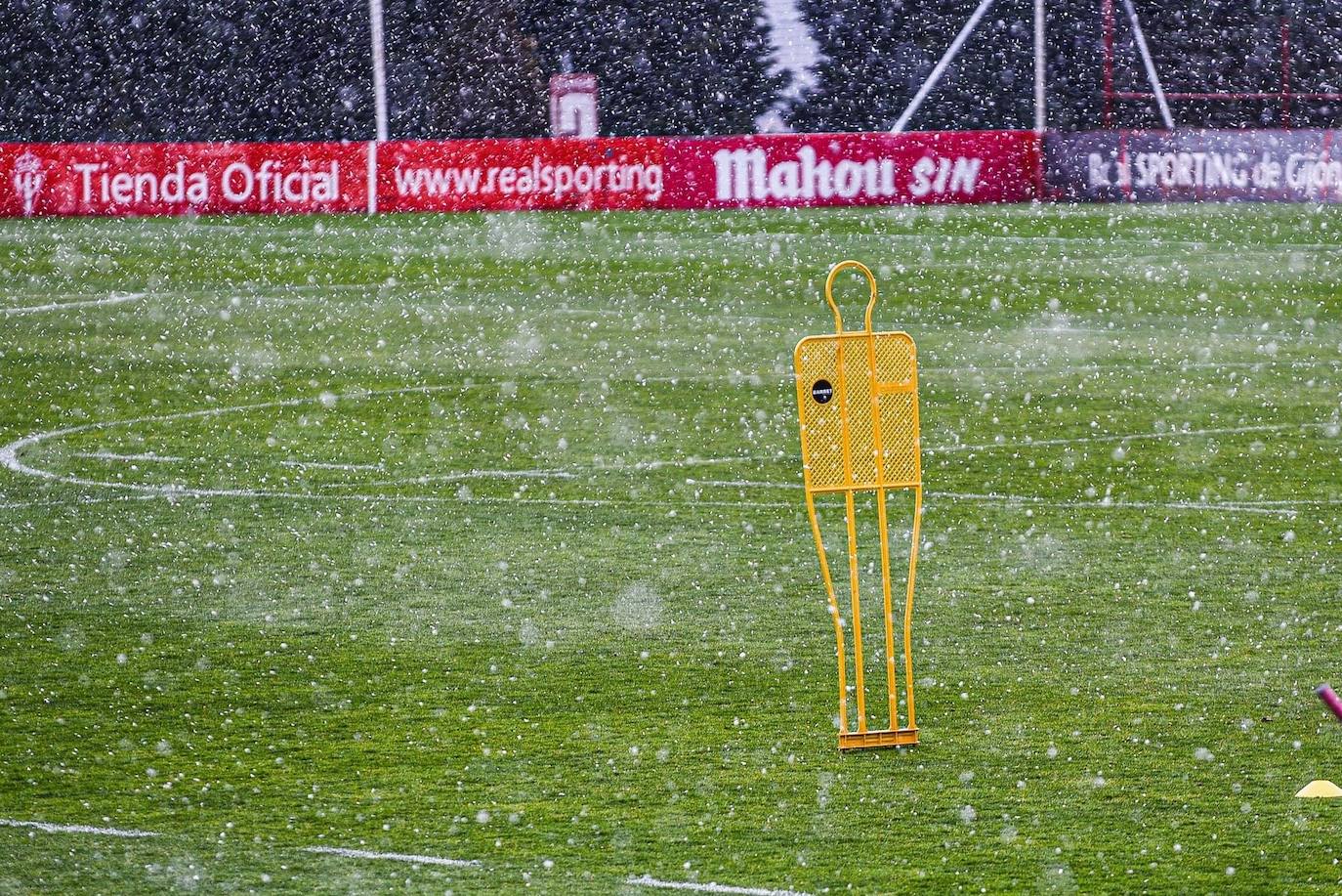 Fotos: Nieve y frío en Asturias