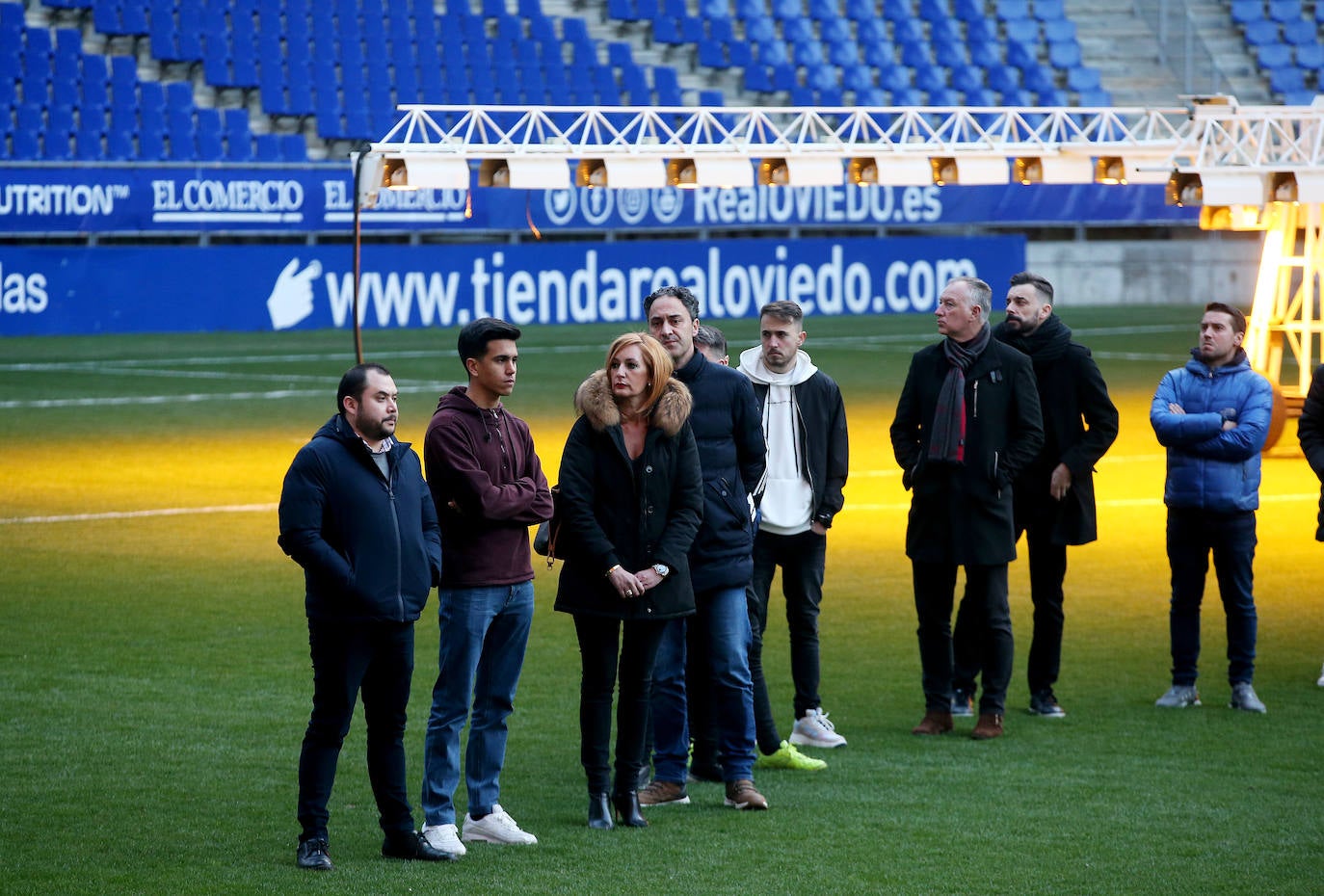 Fotos: Sentido homenaje a Pelayo Novo en el Carlos Tartiere