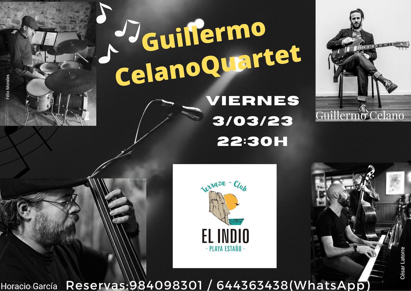 Jazz y música folclórica en la Terraza del Indio